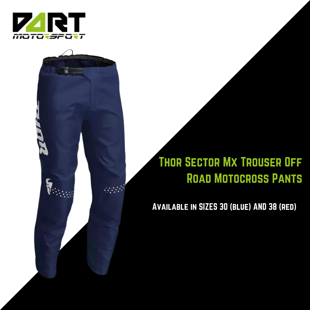 Thor Sector Mx Trouser Off Road Motocross Pants BLUE