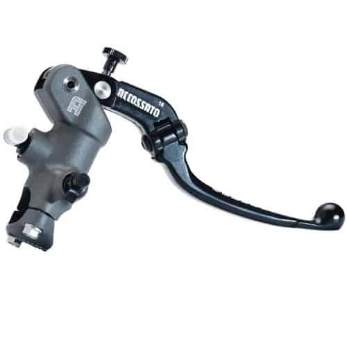 Accossato Hydraulic Brake Master Cylinder 19 x 18 Folding Lever 22mm Bars Black