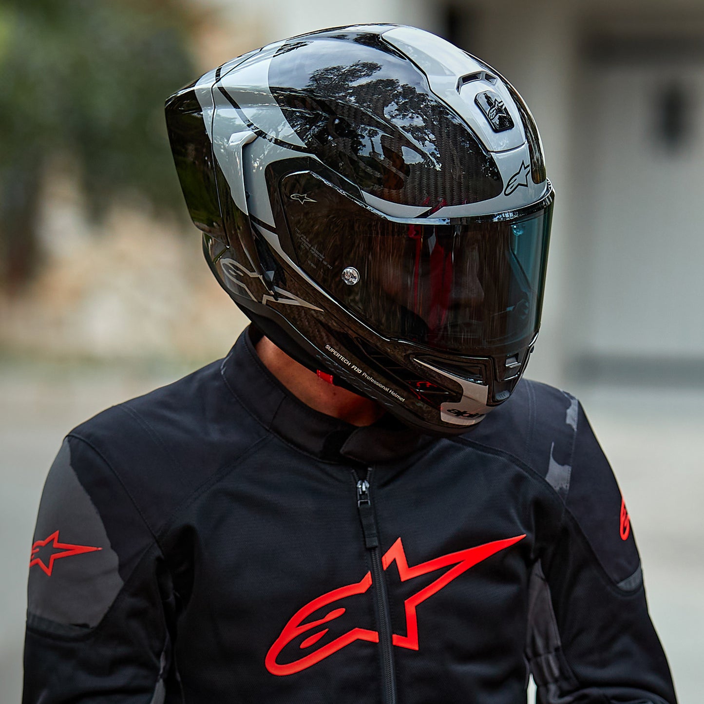 Alpinestars Supertech R10 Element Ece06/Fim Blk Carb Silver Blk GL