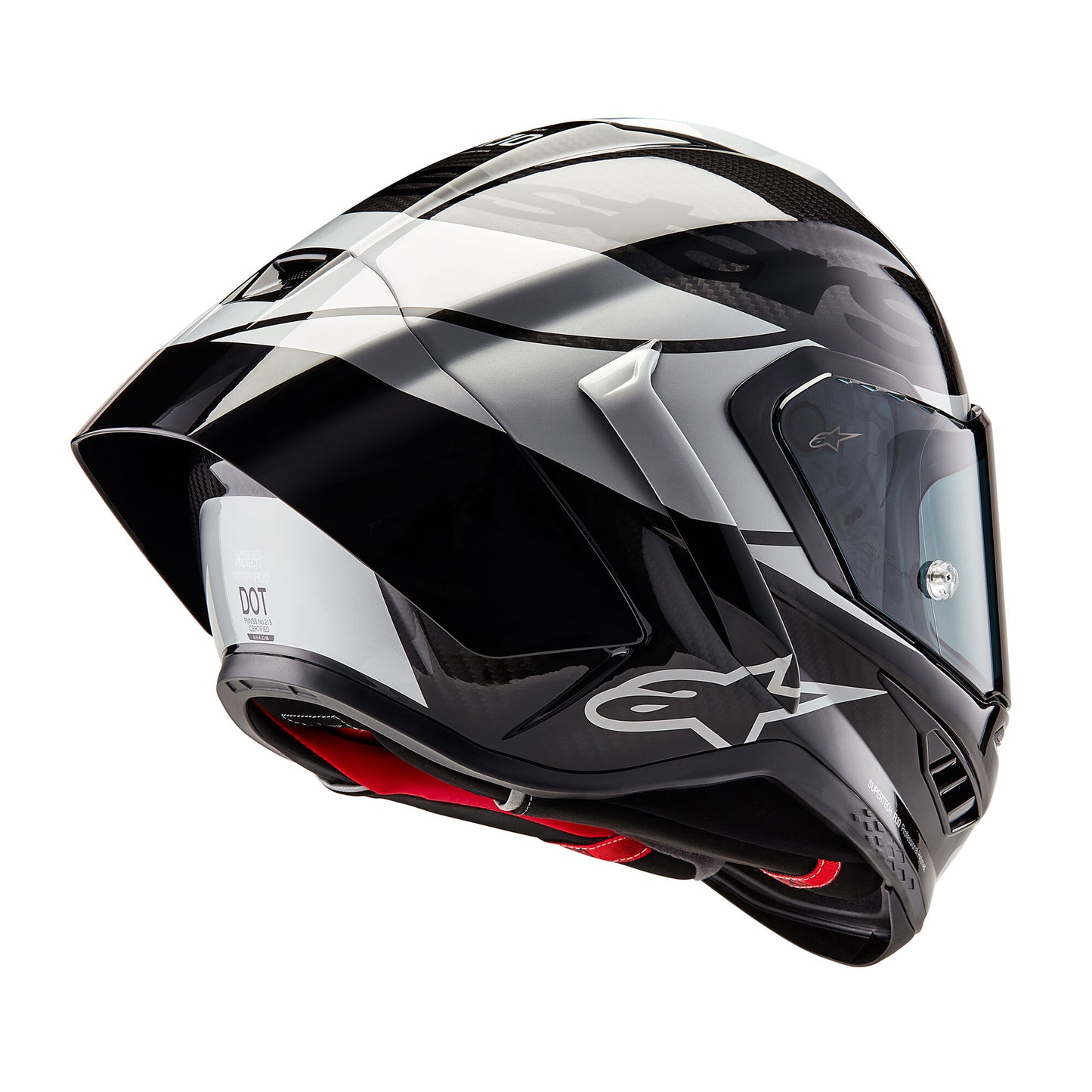 Alpinestars Supertech R10 Element Ece06/Fim Blk Carb Silver Blk GL