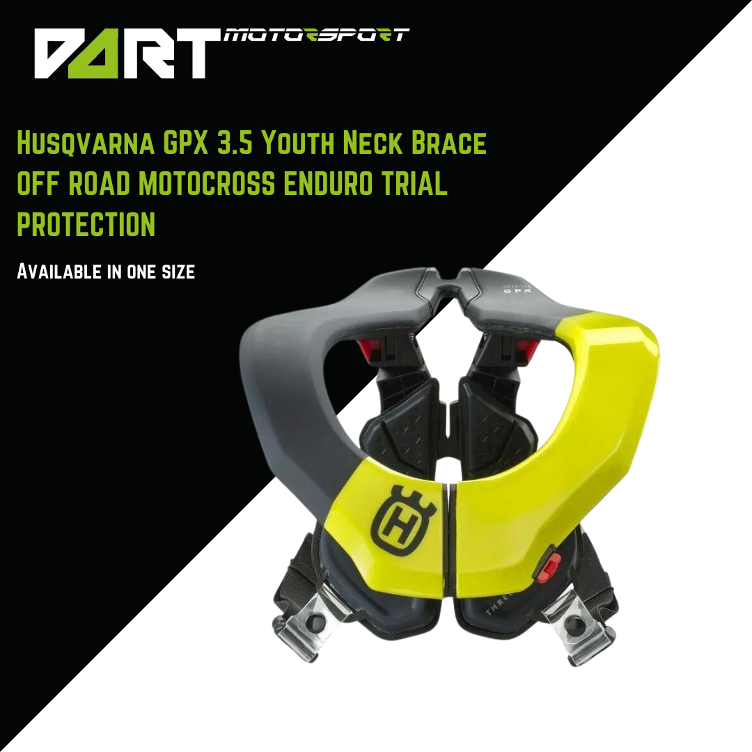 Husqvarna GPX 3.5 Youth Neck Brace OFF ROAD MOTOCROSS ENDURO TRIAL PROTECTION