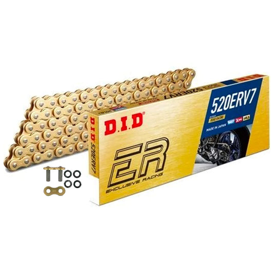 Chain DID ERV7 520X120 X-Ring Gold - Exclusive Racing Chain