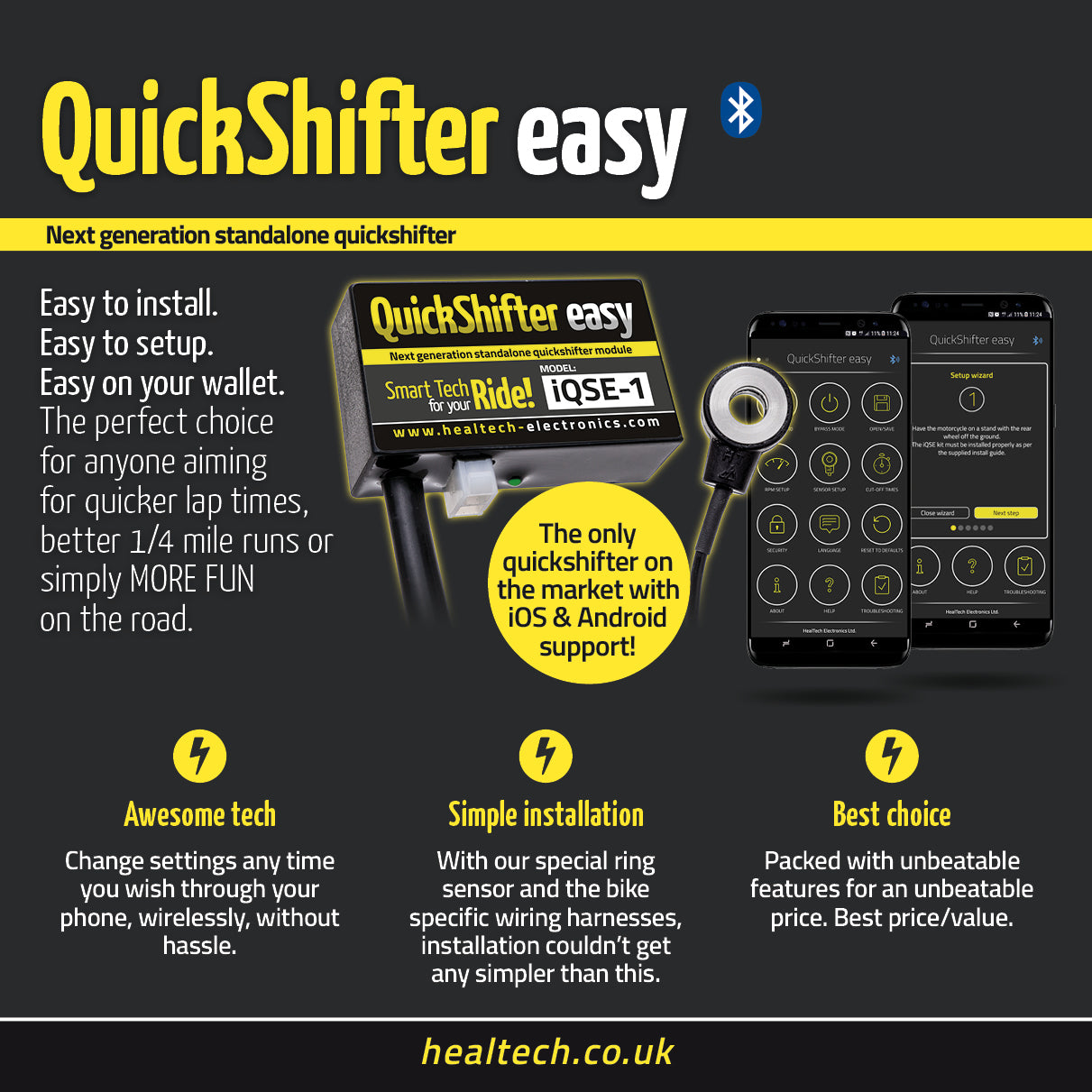 QuickShifter easy kit (iQSE-1 + QSH harness)